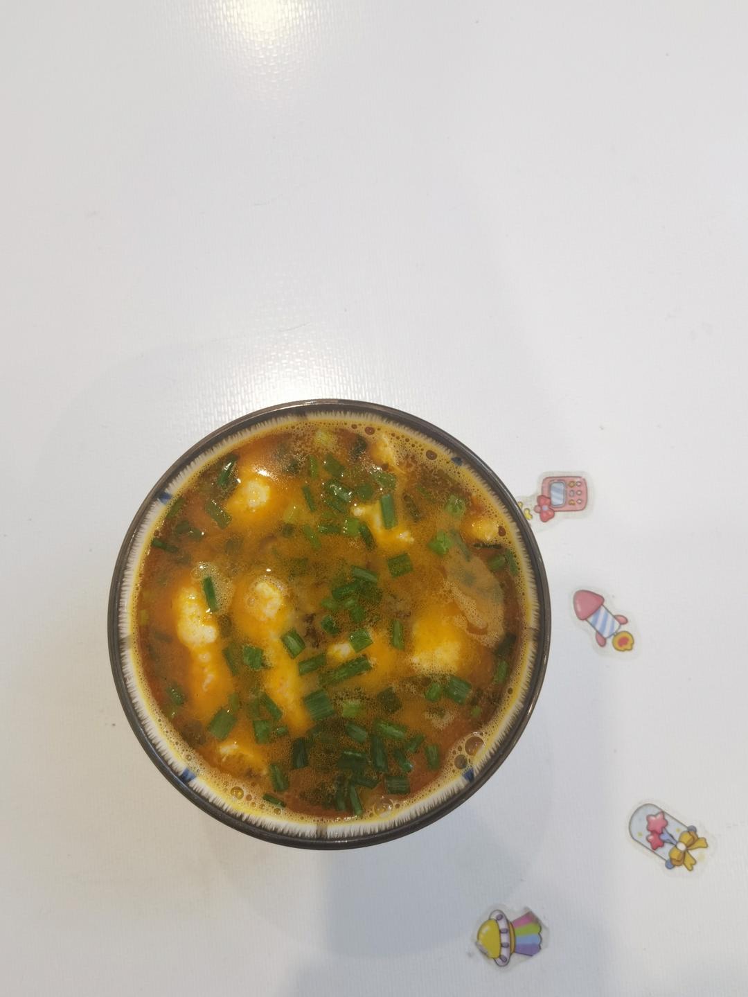 酸汤虾滑的做法