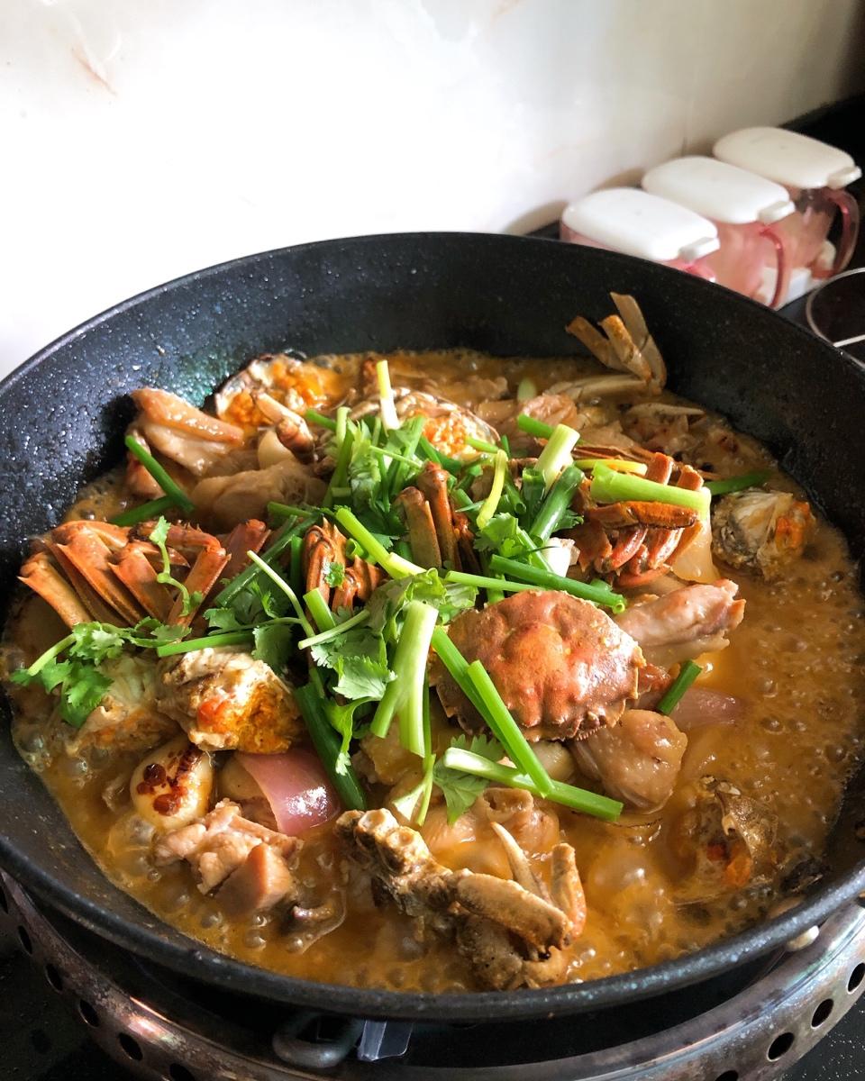 美味鸡煲蟹/鸡焖蟹煲
