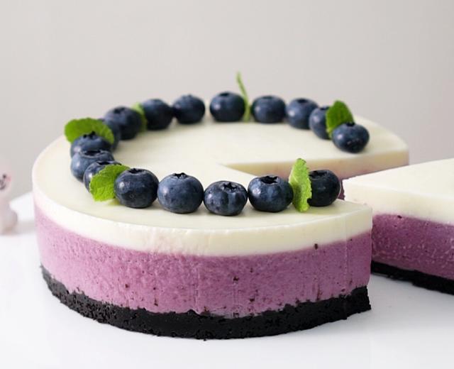 不需要烤箱的蓝莓芝士蛋糕的做法