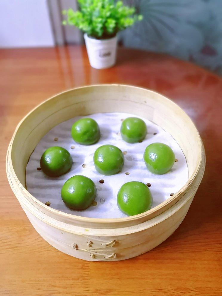 青团～三种馅料（附青团翠绿不变色的诀窍）