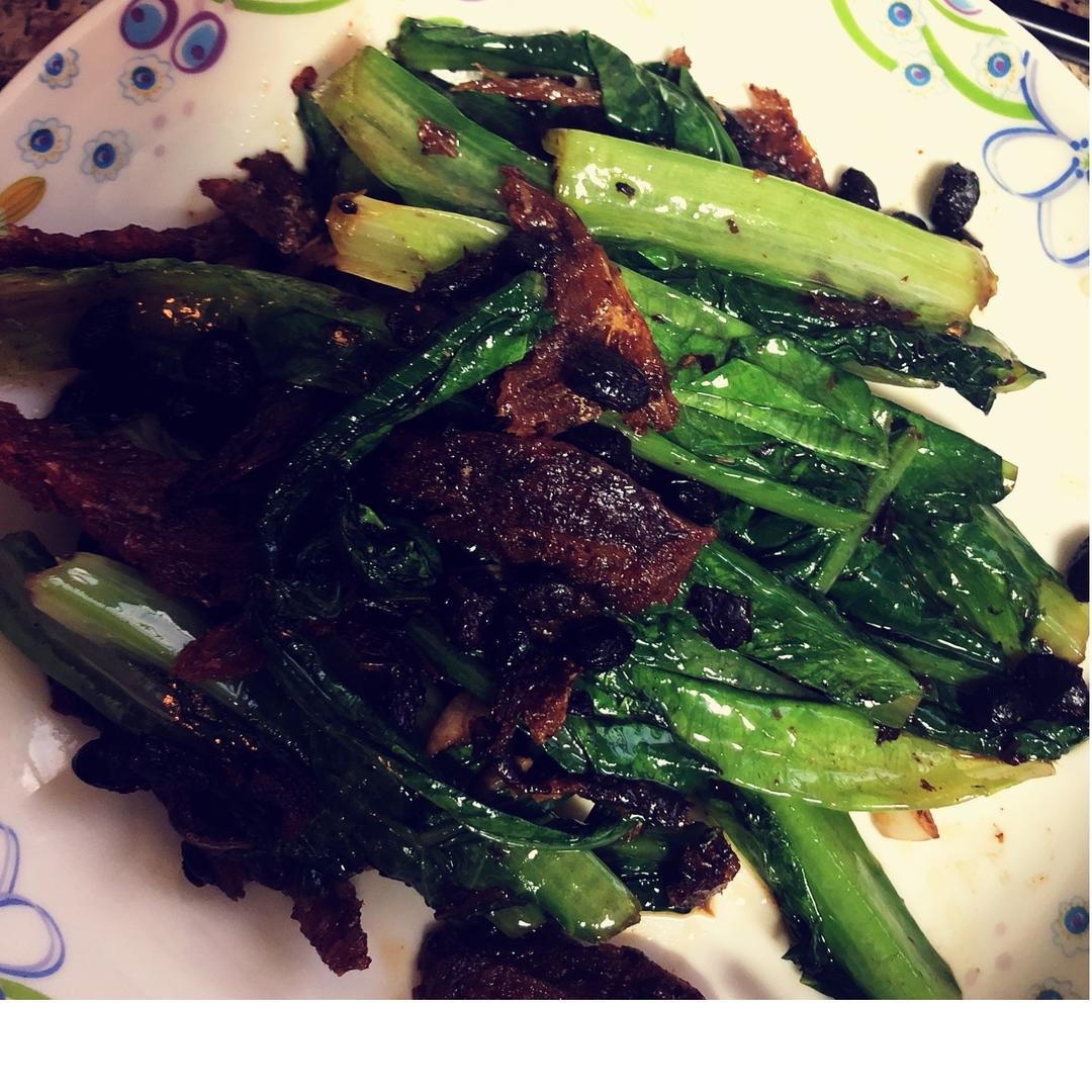豆豉鲮鱼油麦菜