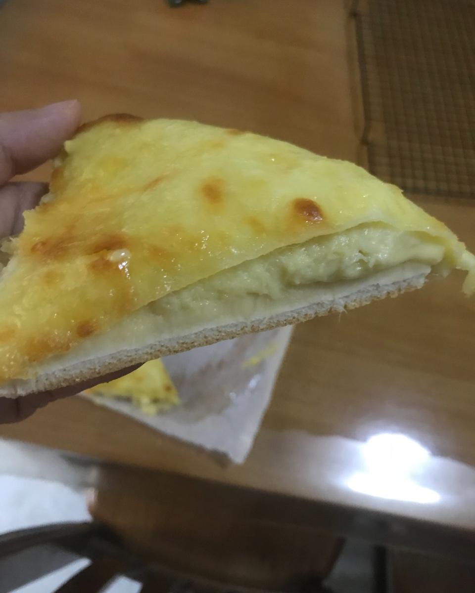 不加奶油奶酪的榴莲披萨～