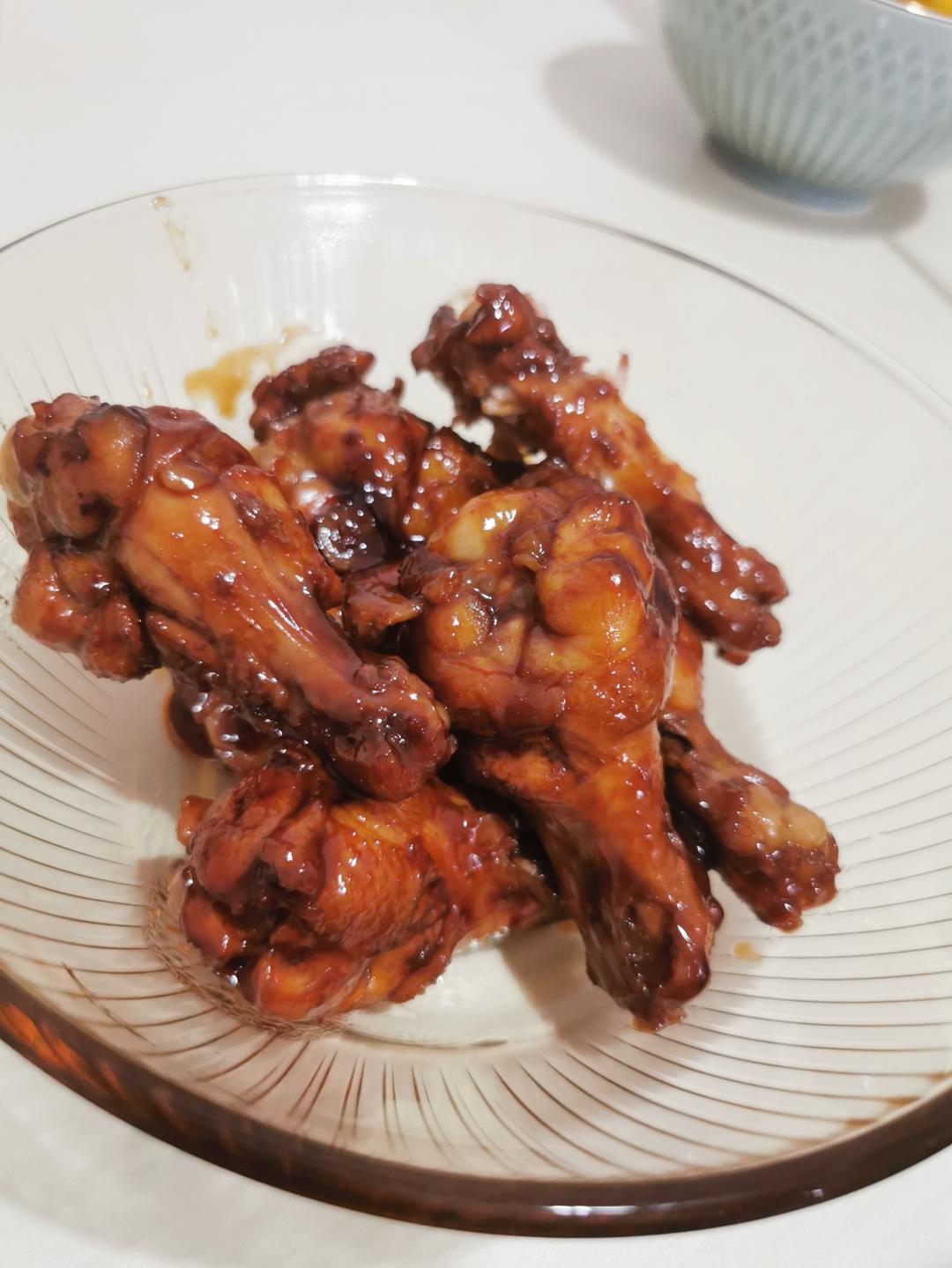 好吃到舔手指的「蒜香蜜汁鸡翅根」👍