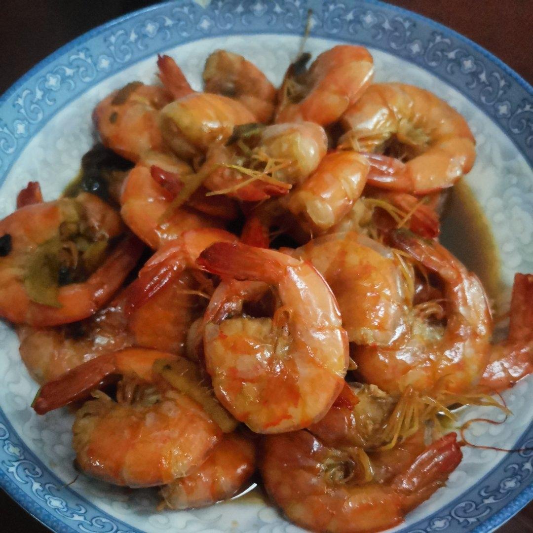 堂妈小厨——红烧大虾