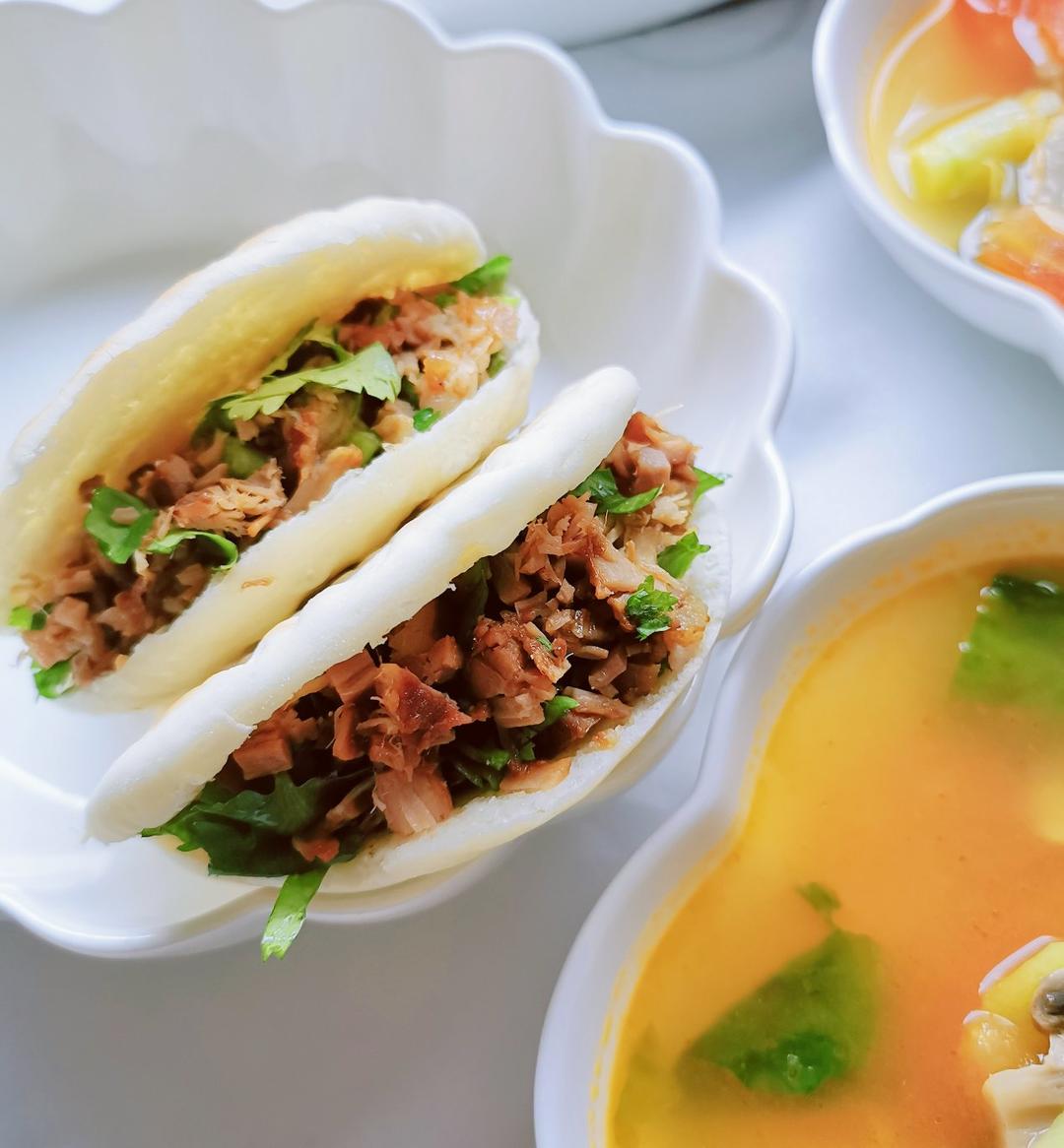 抹嘴-肉夹馍的肉和蛋，不放油版本