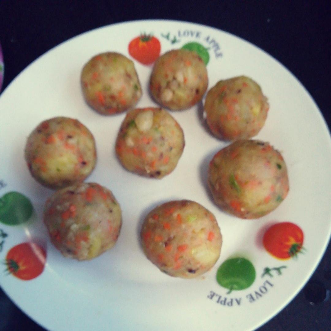 快手菜，土豆小丸子