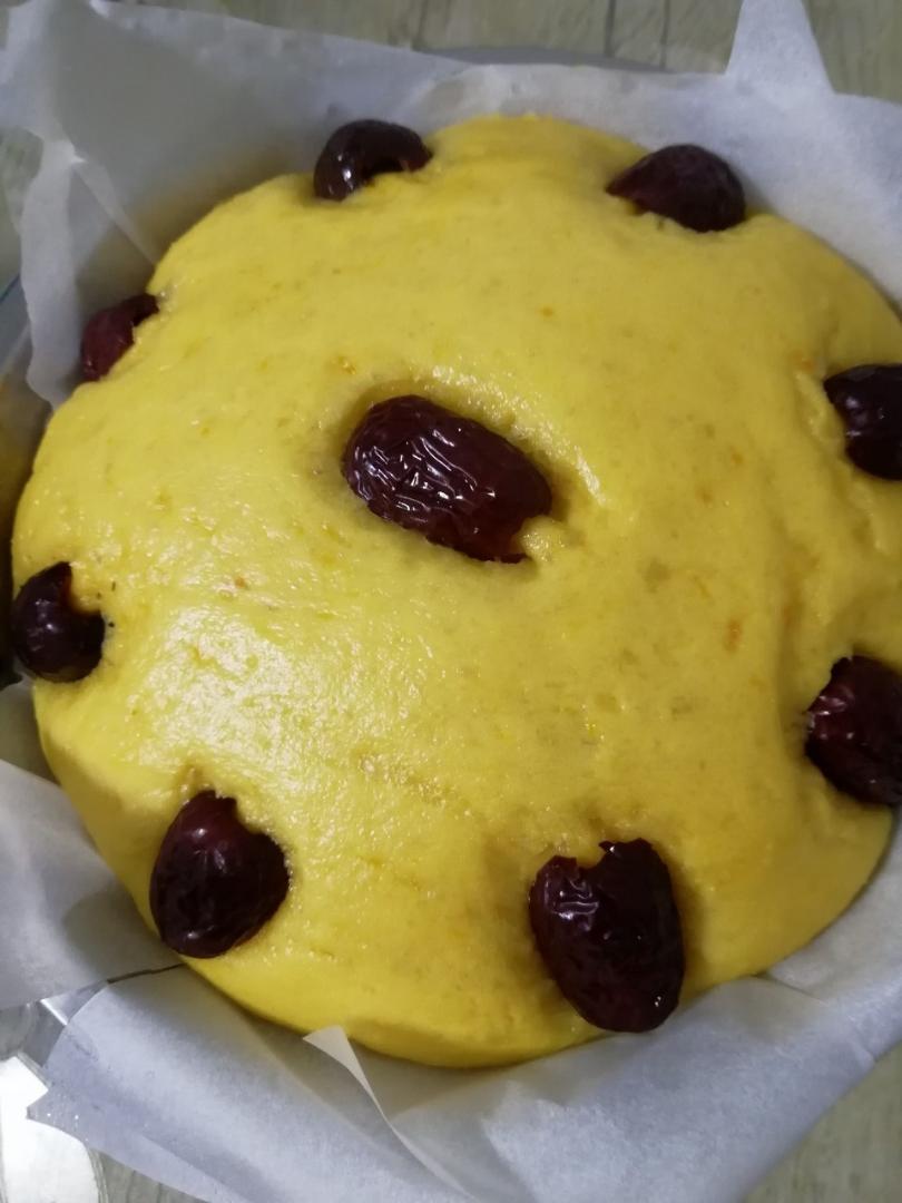 南瓜发糕 Steamed Pumpkin Cake
