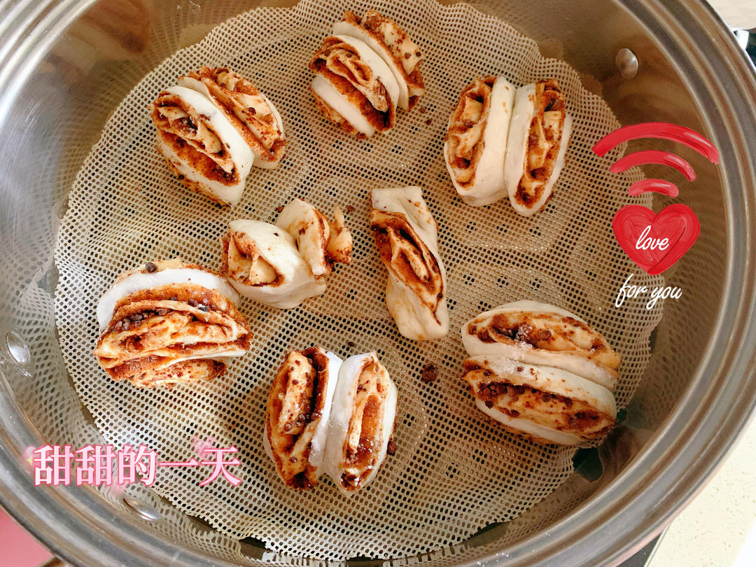 红糖麻酱花卷