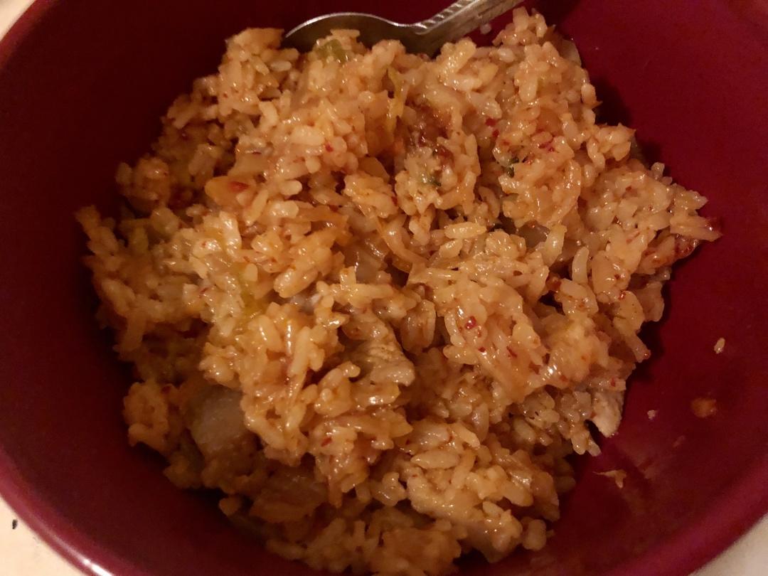 五花肉泡菜炒饭