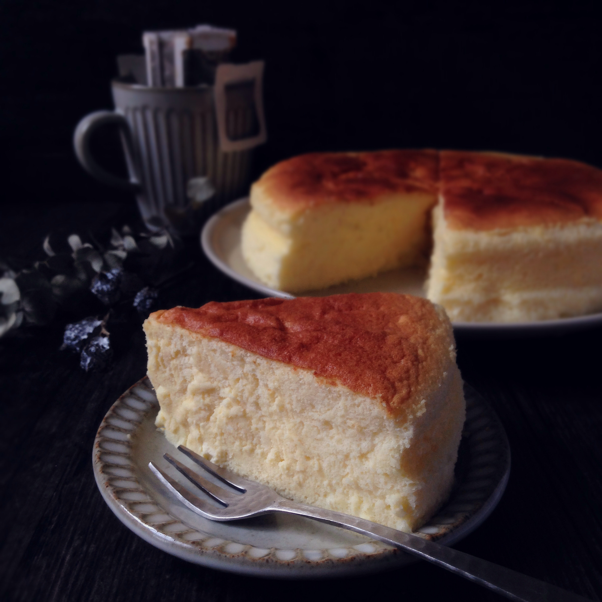 烫面轻乳酪蛋糕