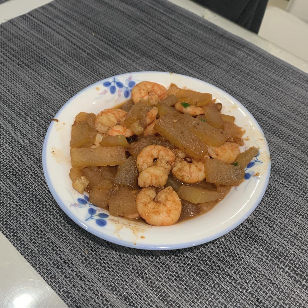 虾仁烧冬瓜
