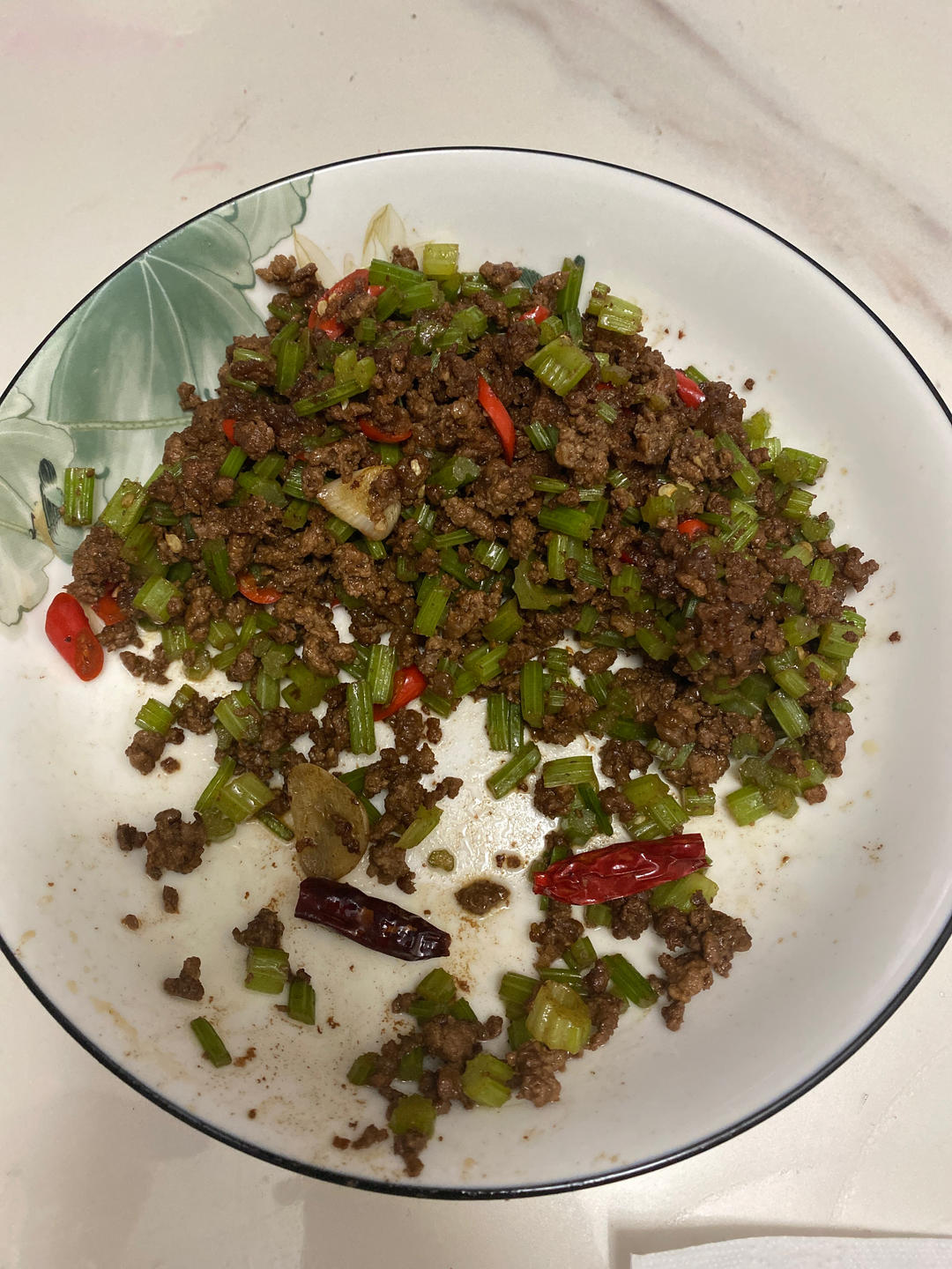 芹菜牛肉末「下饭神器」