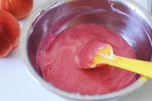 粉嫩水蜜桃蛋糕卷—摩飞厨师机的做法 步骤8