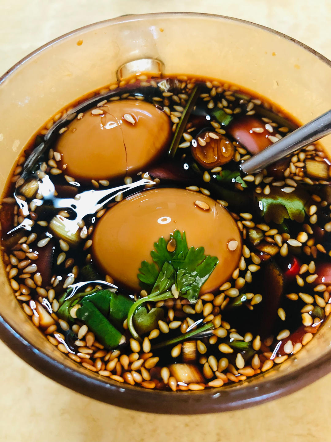 酱香麻油冷泡蛋