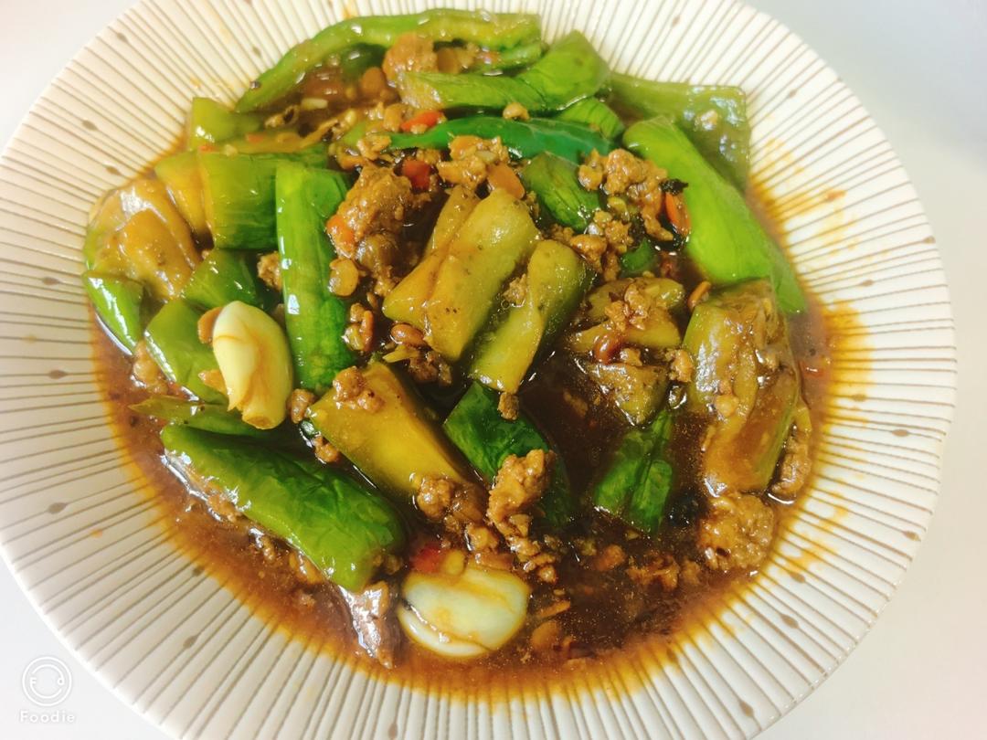 超级下饭的肉沫酱烧绿茄子