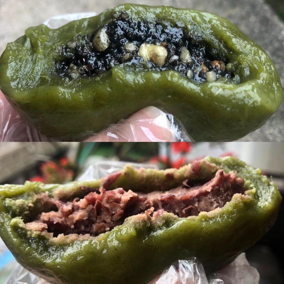 新鲜艾叶艾粑粑（童年的滋味）浓情柳州风味艾叶粑粑