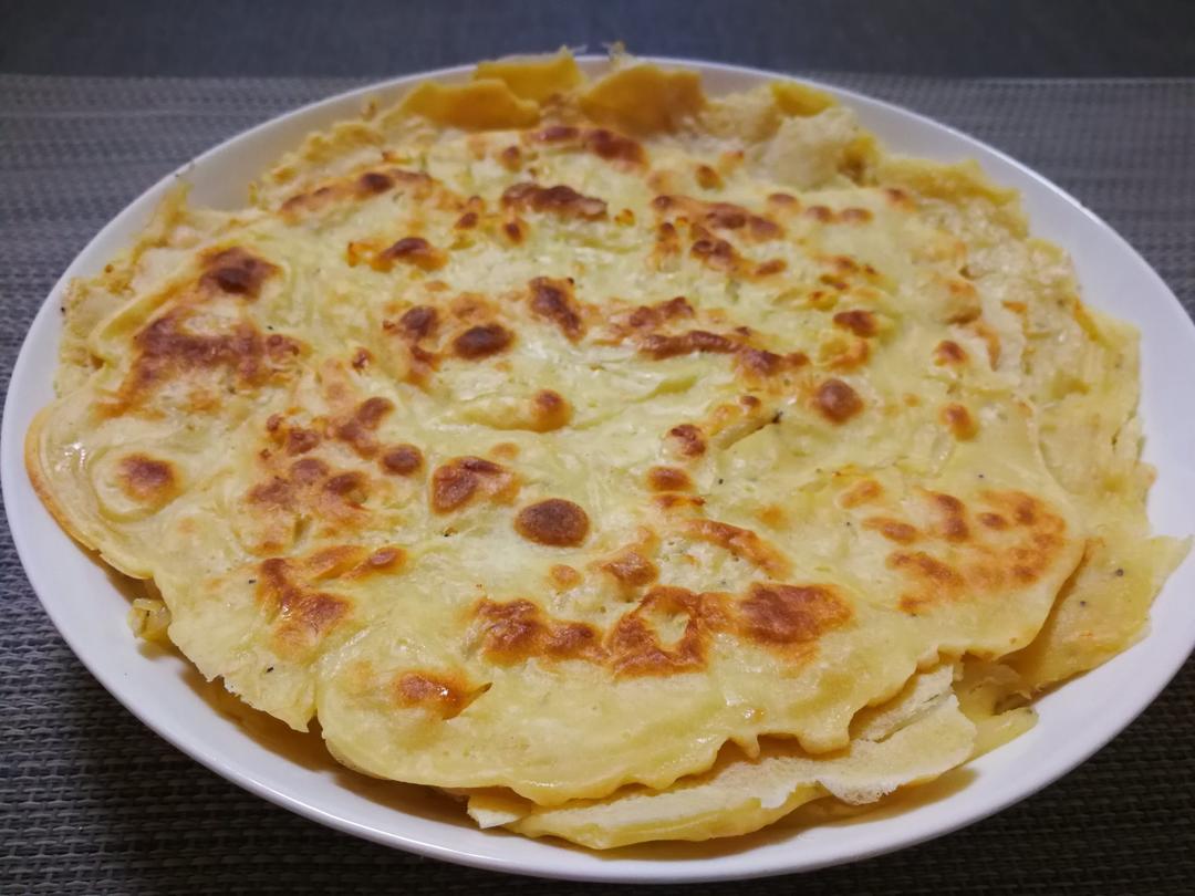 银鱼鸡蛋饼