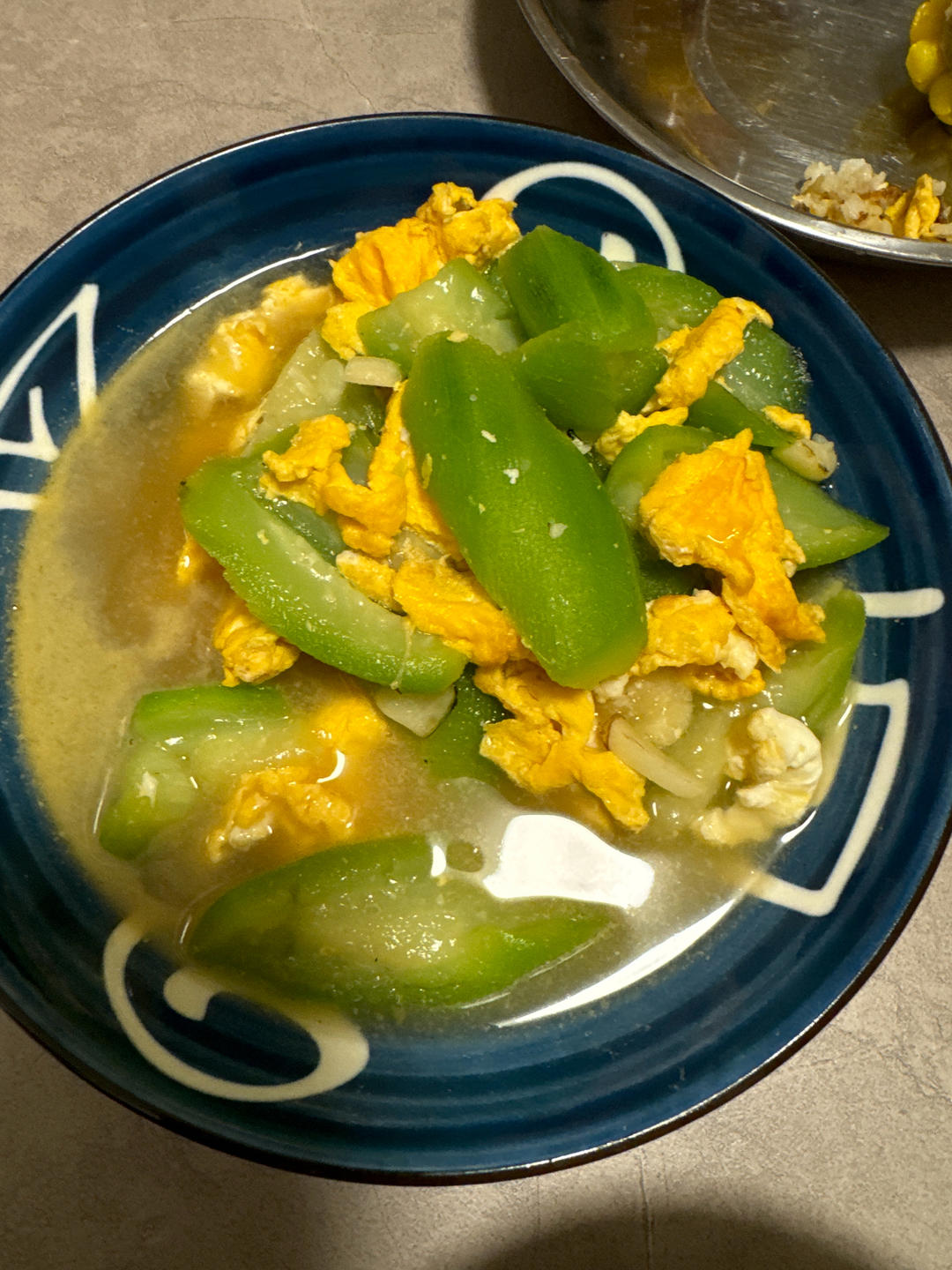 简单快手，五分钟搞定的丝瓜炒蛋