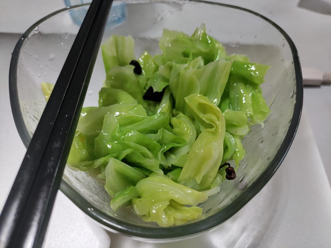 轻食凉拌圆白菜