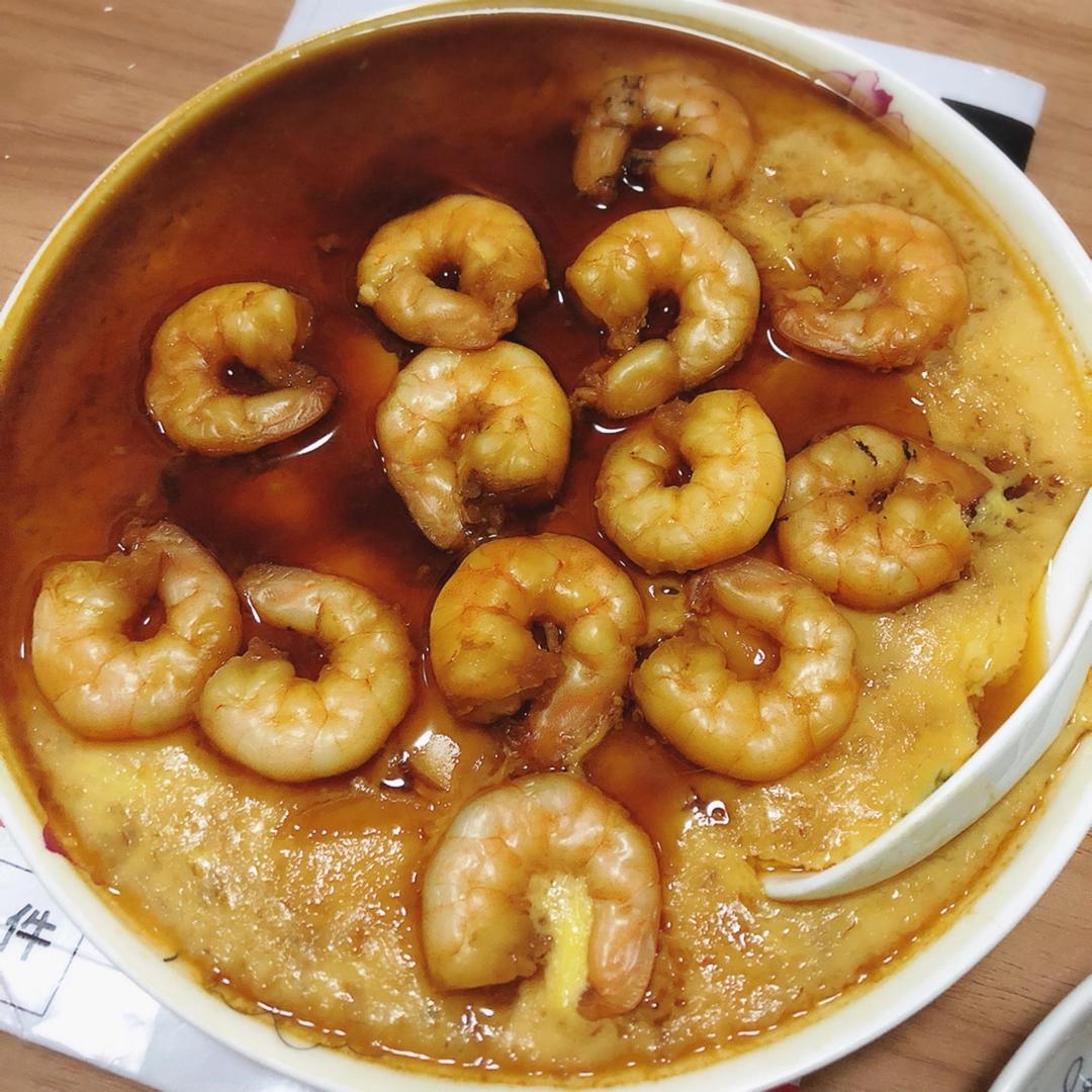 减肥也能吃虾仁豆腐蒸水蛋