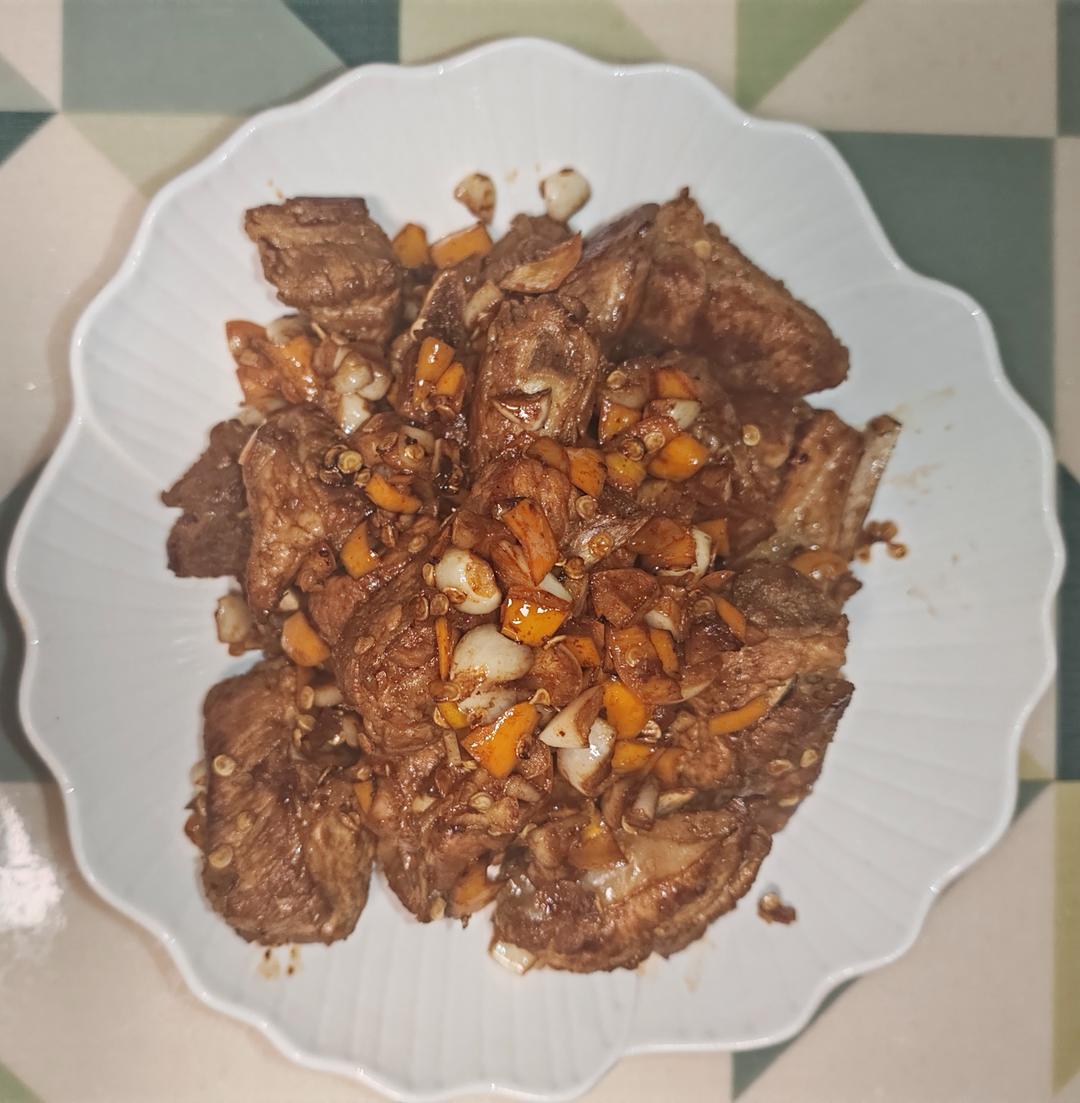 香煎排骨（特辣黄椒版）