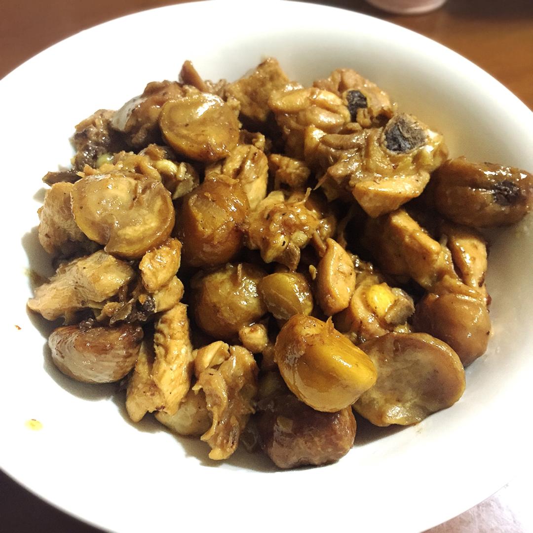 栗子焖鸡
