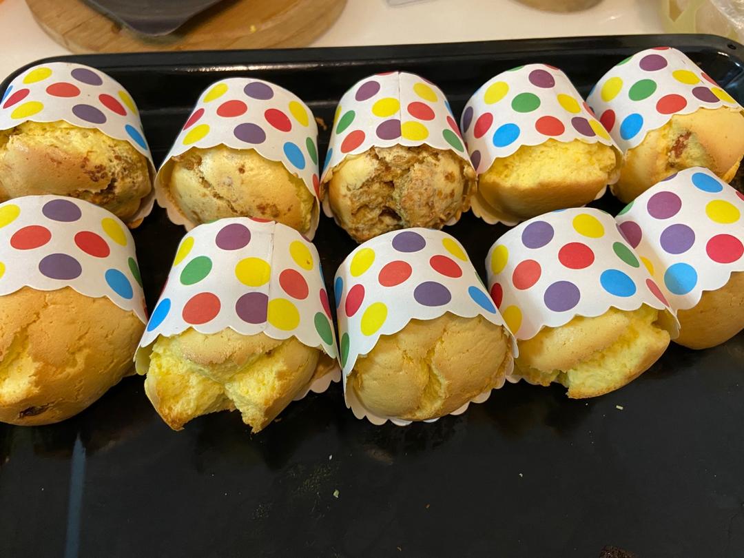 纸杯蛋糕 8寸戚风蛋糕的量