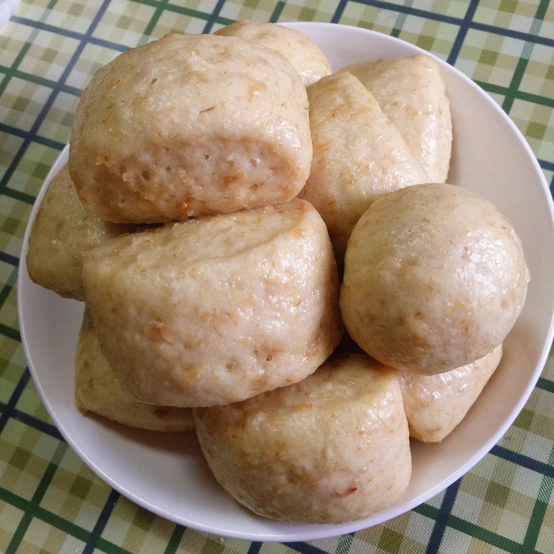 双子座的y小姐做的麦片馒头