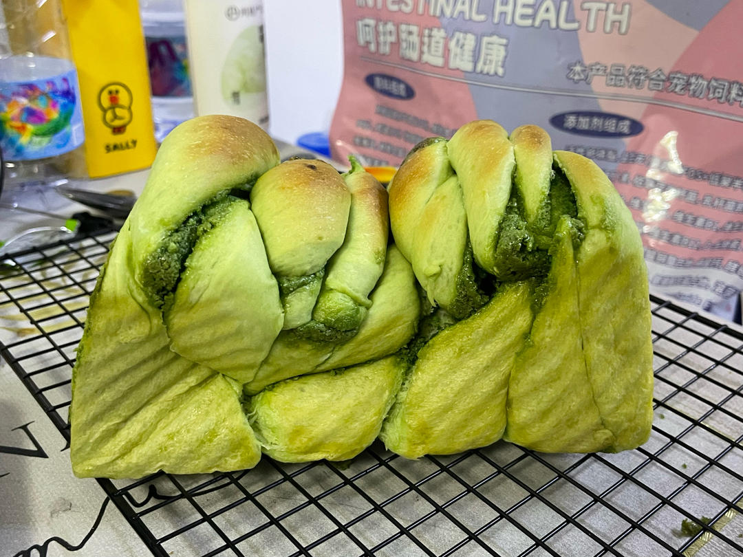 好好吃、好好吃的双倍开心果酱吐司
