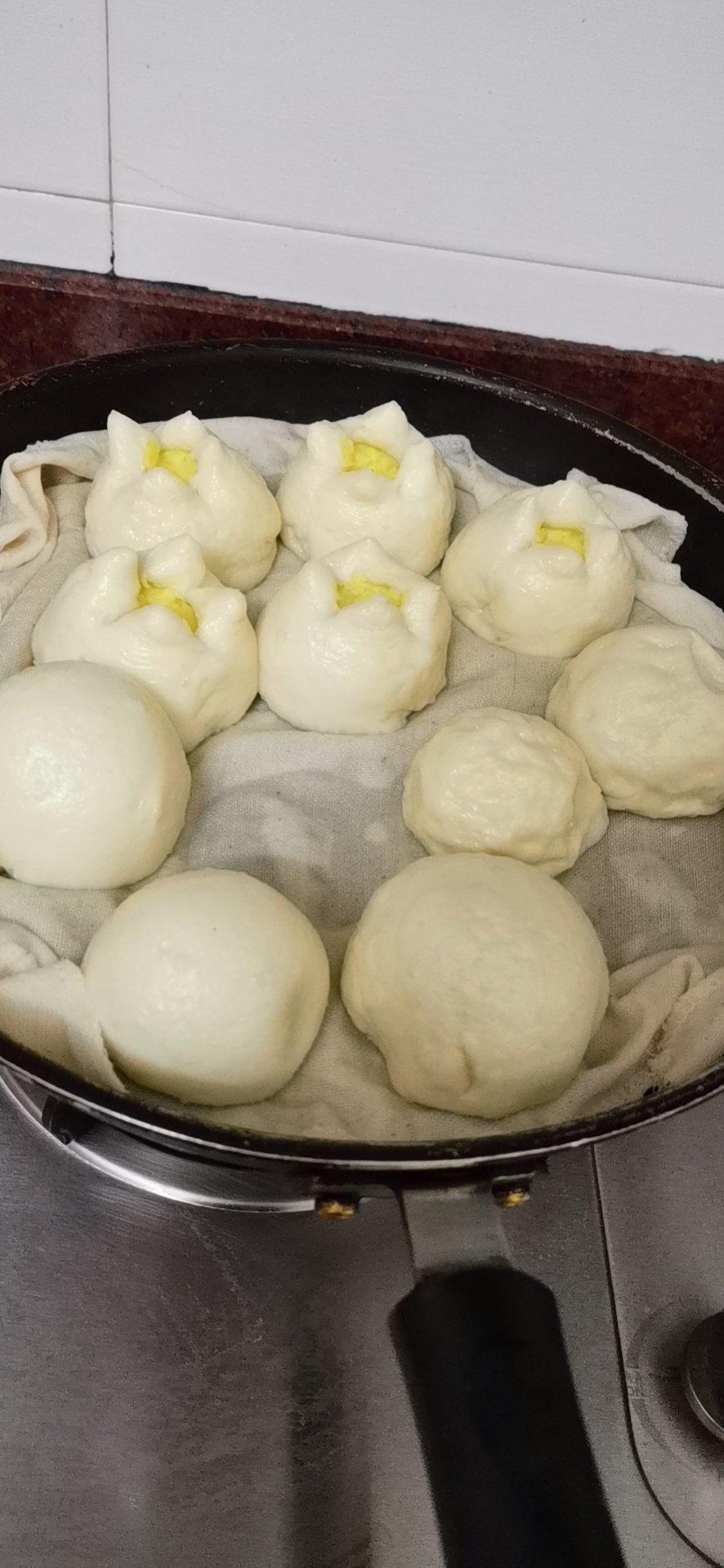 奶黄馅儿和奶黄包