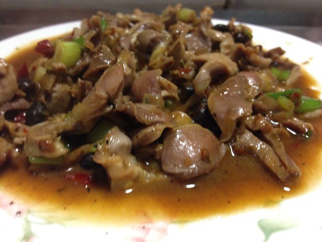 辣炒鸡胗