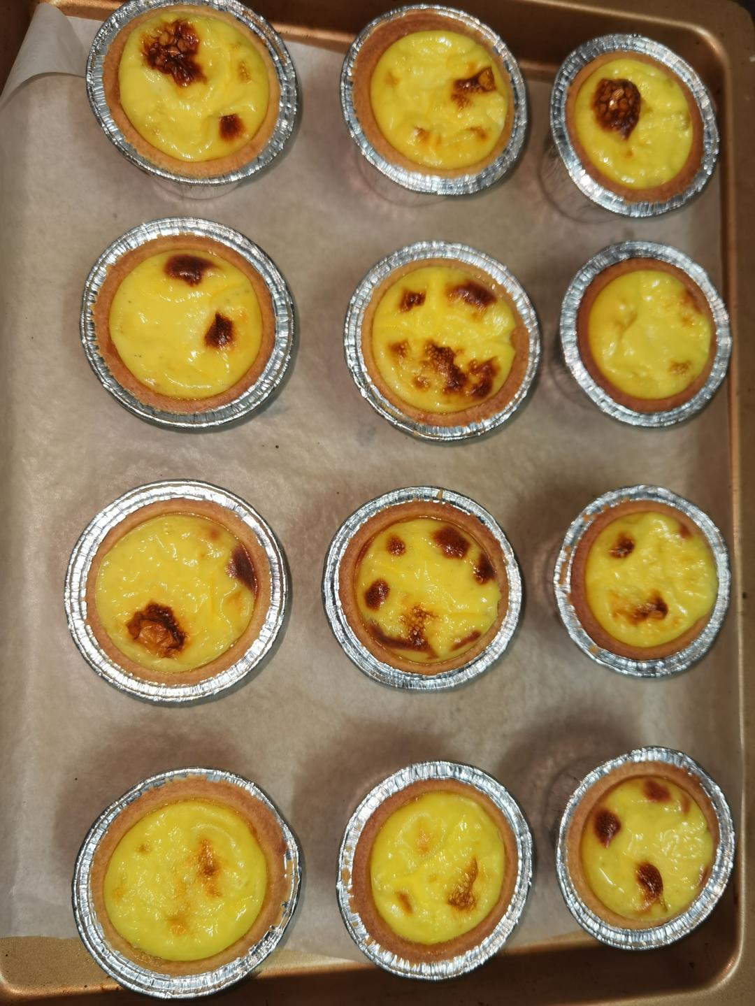 🥧超简单快手的蛋挞~（🥚全蛋液👉无淡奶油）