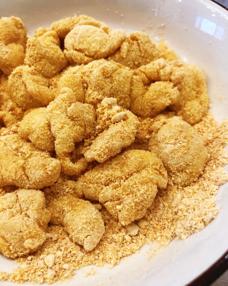 糍粑，糯米糍，黄豆粉粘糯米球【附上黄豆粉的做法】