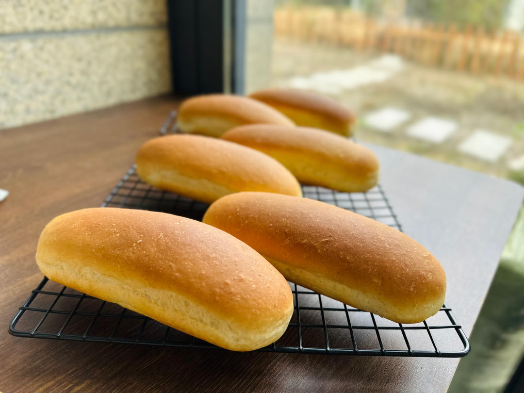最正宗的美式热狗面包胚，媲美Costco
