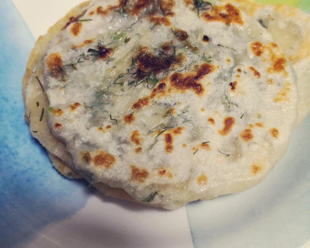 早餐｜茴香猪肉煎饼的做法 步骤7