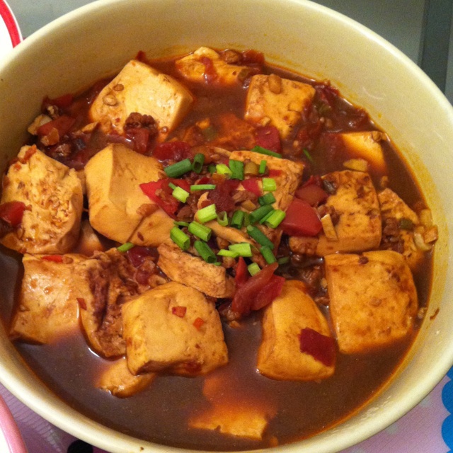 番茄肉末豆腐