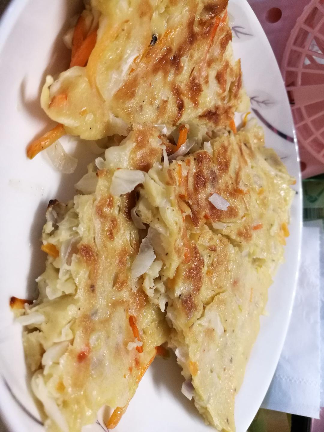 高丽菜蛋饼