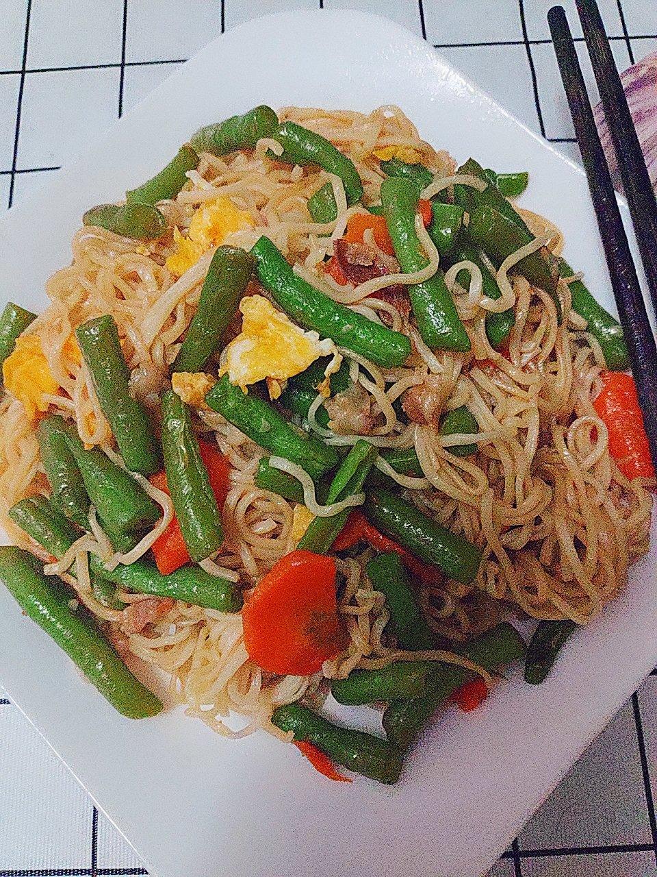 超详细的豆角肉丝焖面(正宗河南做法）
