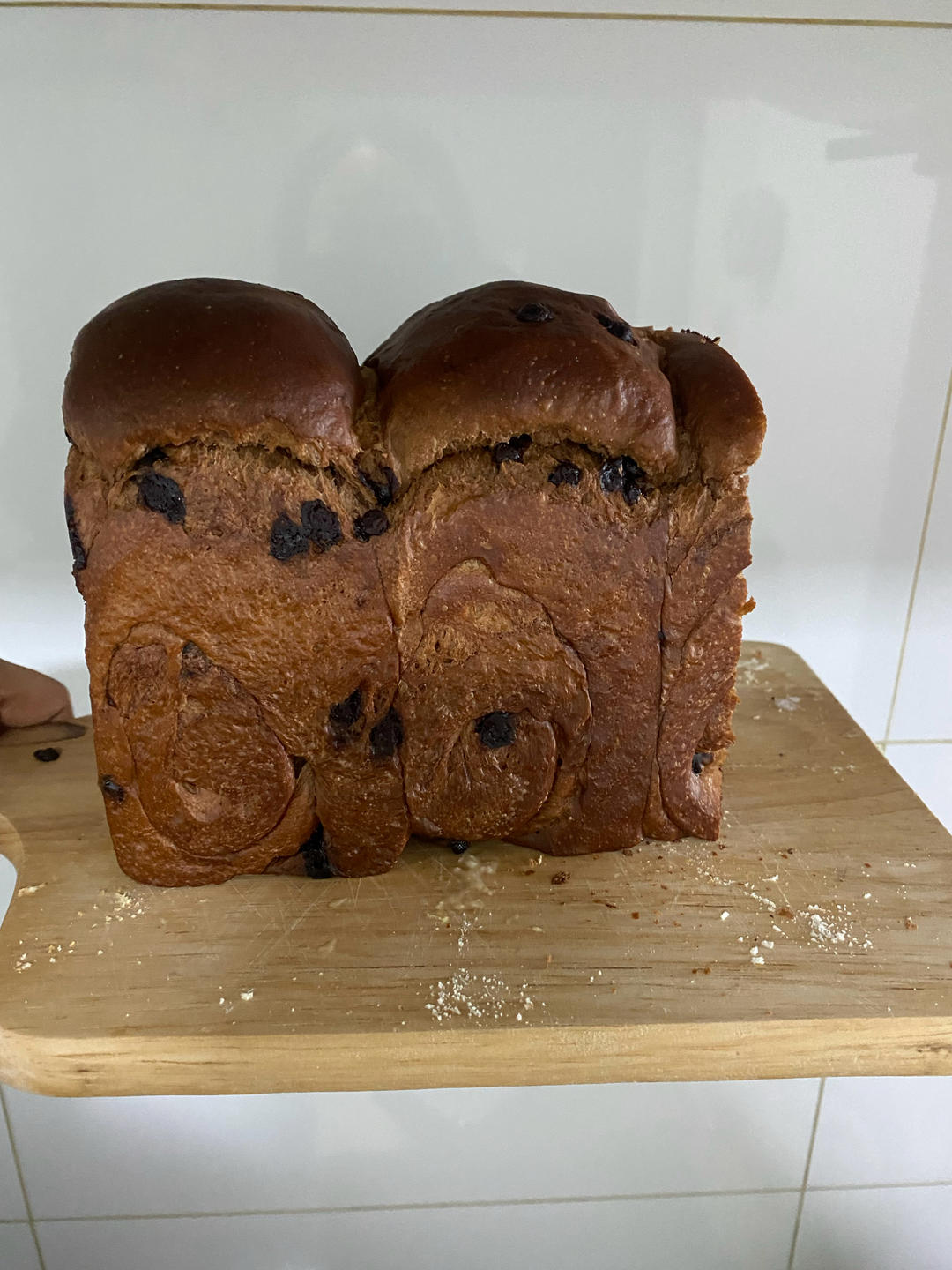 奶油巧克力吐司