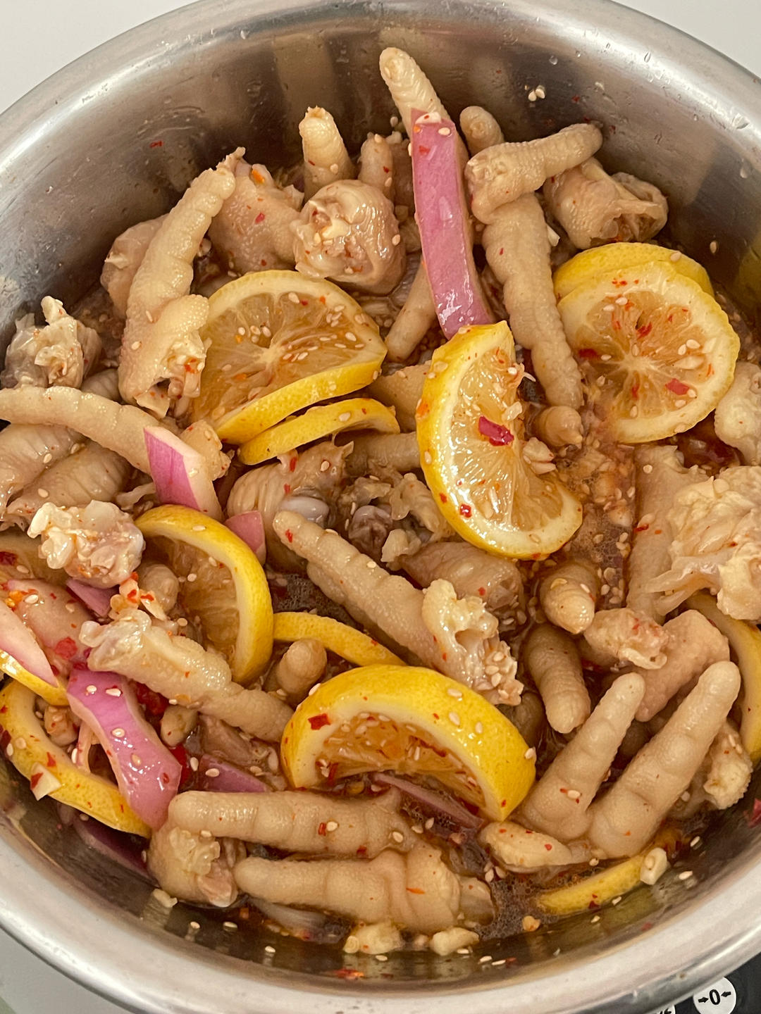 好吃到原地出摊｜柠檬酸辣无骨鸡爪