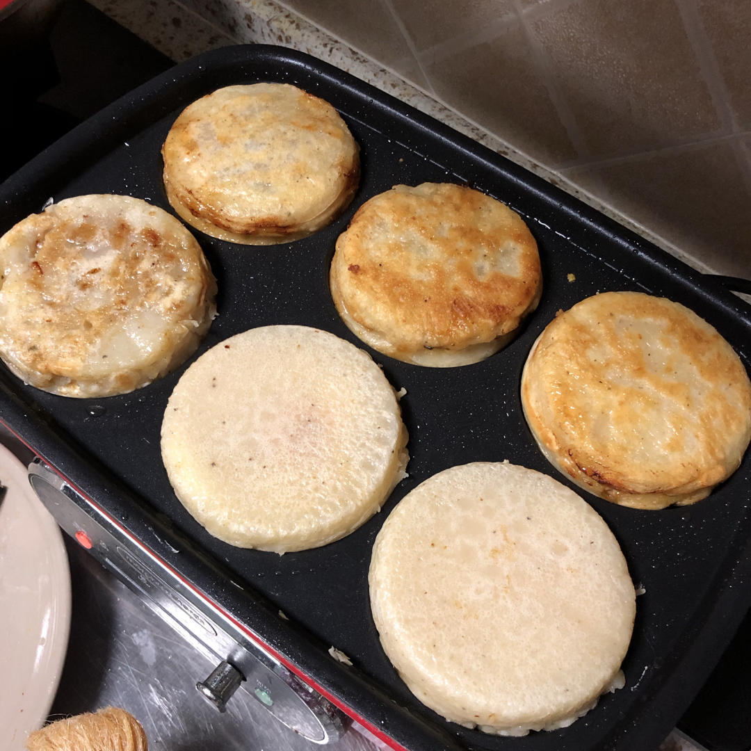 早餐霸王~沉甸甸鸡蛋汉堡