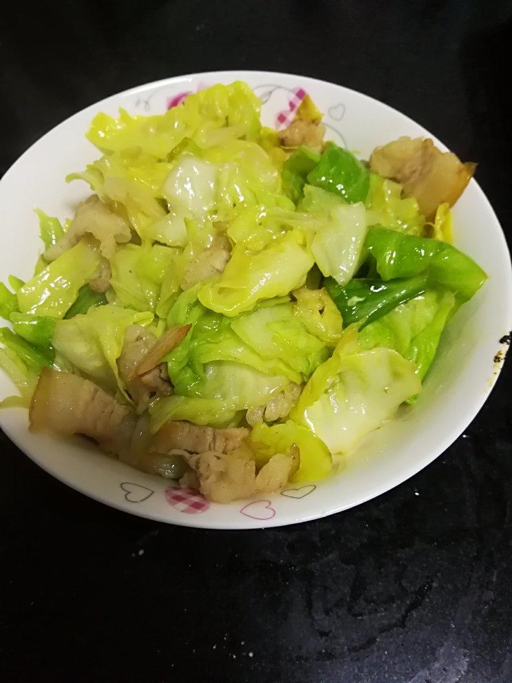 手撕包菜小炒肉