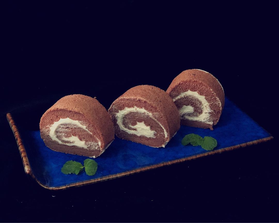 🍫可可蛋糕卷的做法