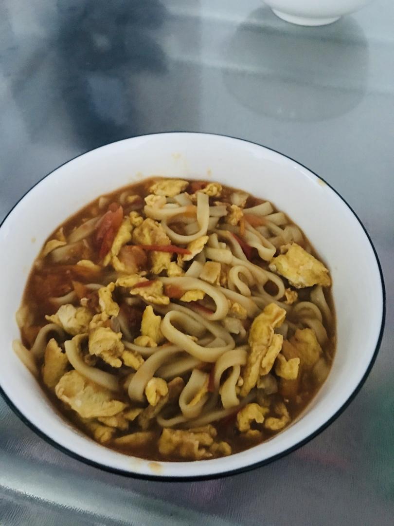 恨不得抱着锅舔的番茄鸡蛋面