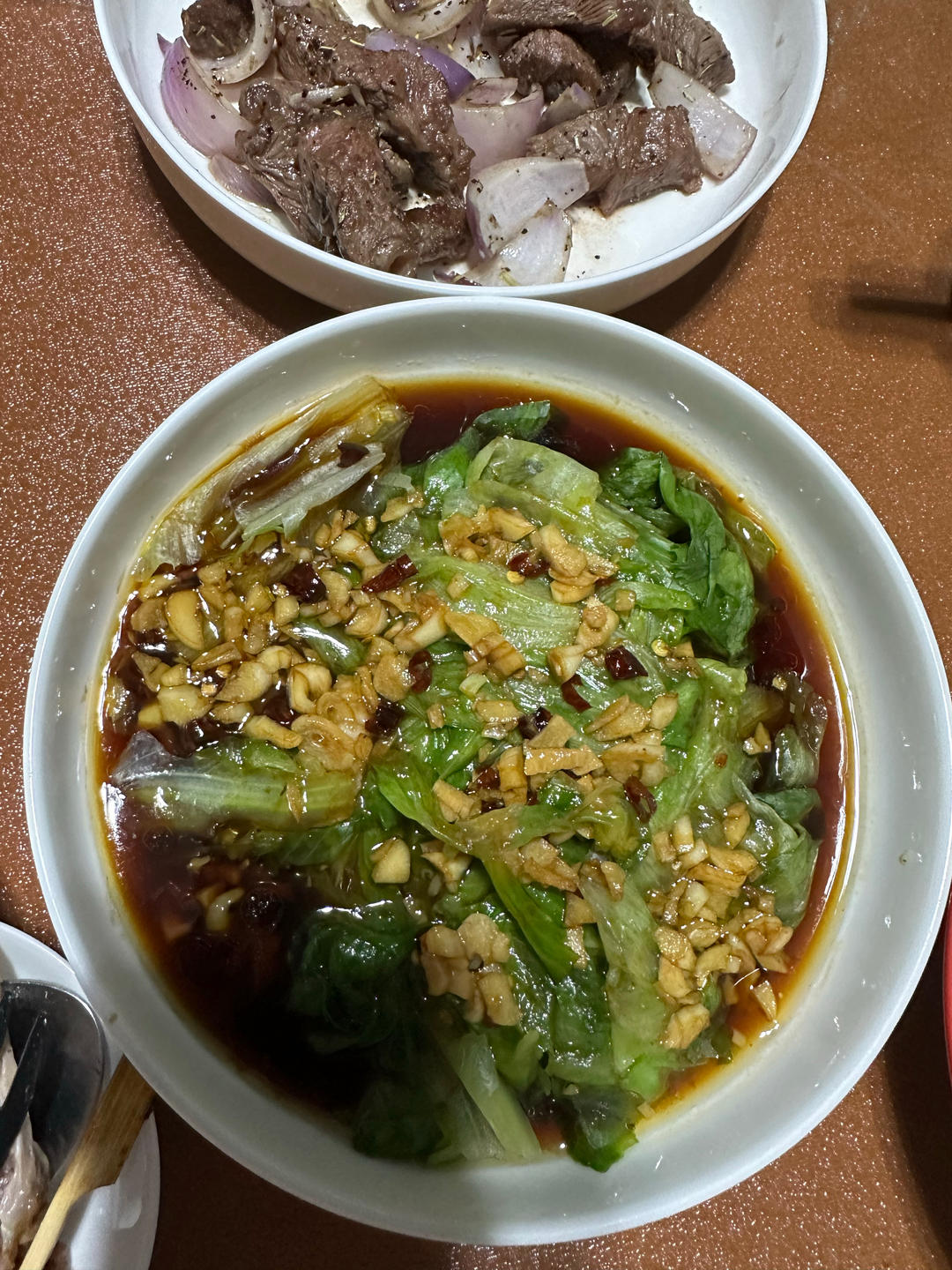 白灼西生菜（减脂菜）