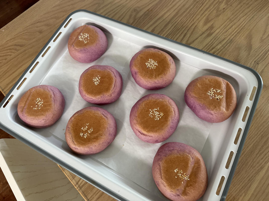 日式紫薯紫糯米包