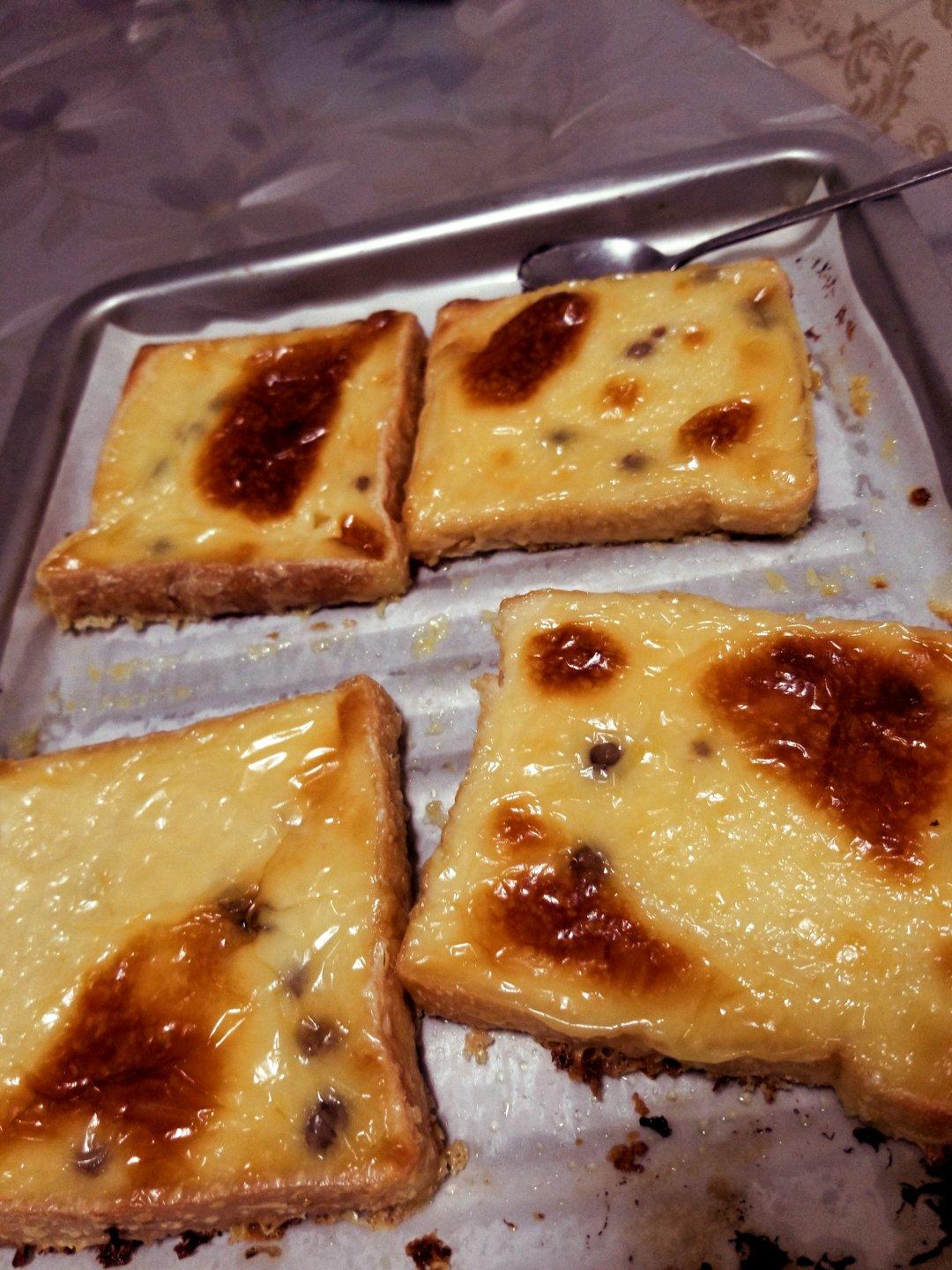 零失败快手岩烧乳酪(熔岩吐司)十分钟网红早餐，好吃哭
