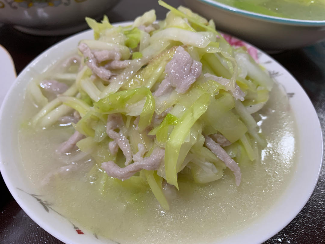 韭黄炒肉丝的做法
