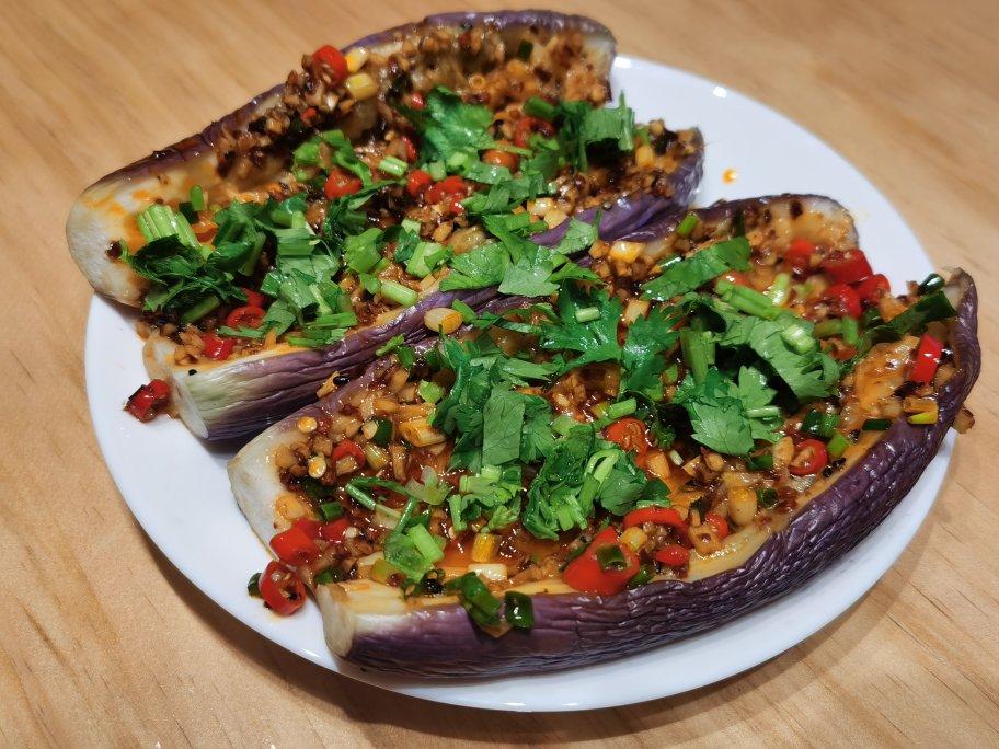 茄子这样做不用去烧烤店吃了，蒜香茄子