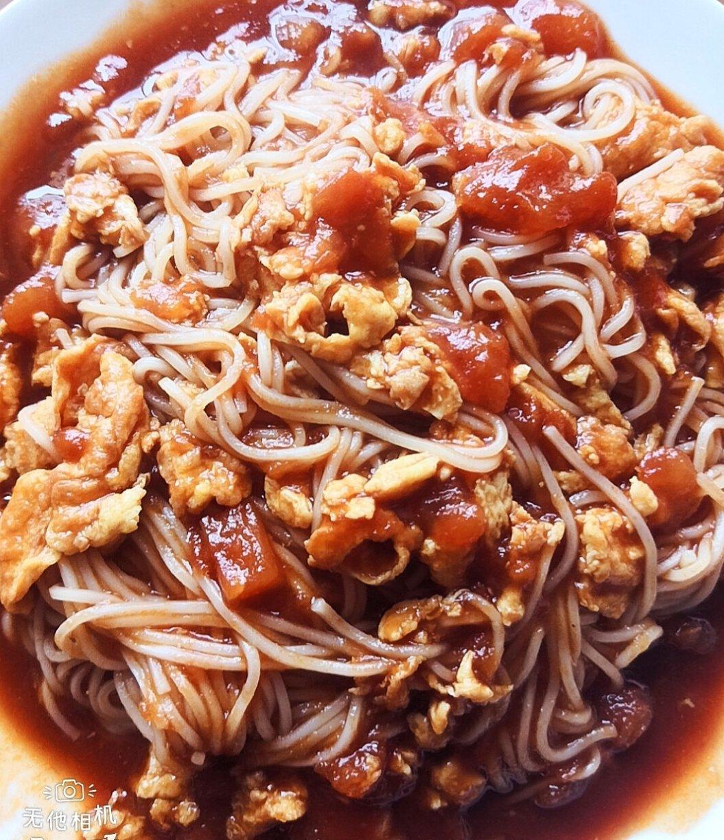 番茄鸡蛋盖浇面